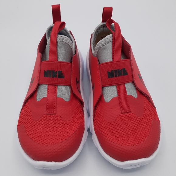 NIKE FLEX RUNNER 2 RED/ BLACK NIB VARIOUS SIZES BOYS TODDLER SHOES SNEAKERS - Picture 2 of 8